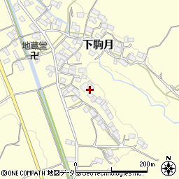 滋賀県蒲生郡日野町下駒月1059周辺の地図