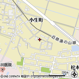 三重県四日市市小生町293周辺の地図