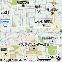 滋賀県大津市鳥居川町9-22周辺の地図