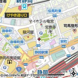 ＮＯＶＡ静岡駅前校周辺の地図