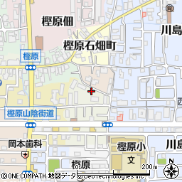 京都府京都市西京区樫原分田11周辺の地図