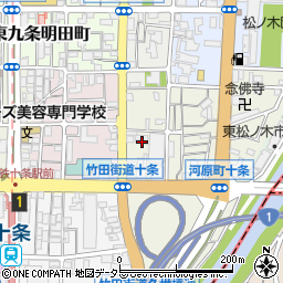 京都府京都市南区東九条柳下町9周辺の地図