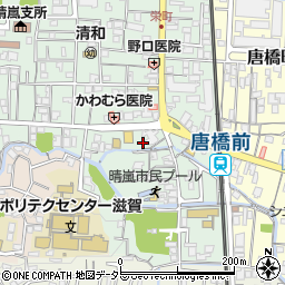 滋賀県大津市鳥居川町周辺の地図