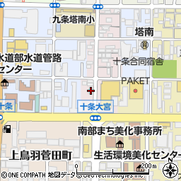 京都府京都市南区西九条御幸田町103周辺の地図