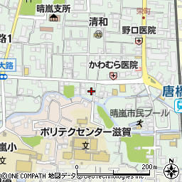 滋賀県大津市鳥居川町9-14周辺の地図