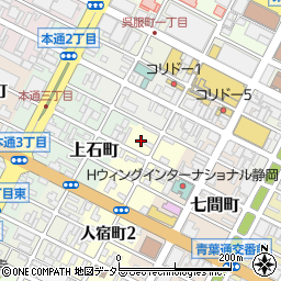 静岡県静岡市葵区人宿町1丁目2周辺の地図