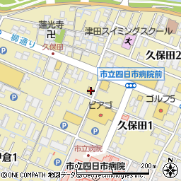 マクドナルド四日市久保田店周辺の地図