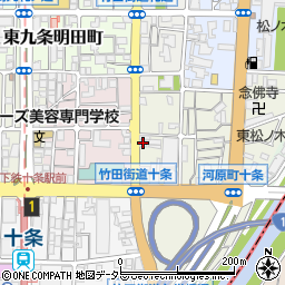東九条柳下町６－４テナント周辺の地図