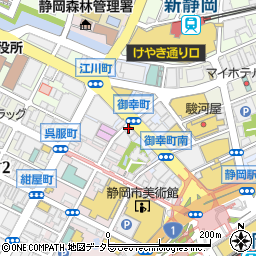 グラマラス　静岡店周辺の地図
