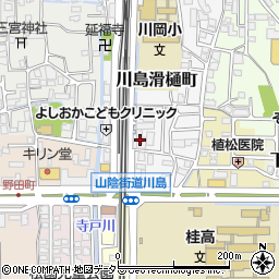 京都府京都市西京区川島滑樋町42周辺の地図