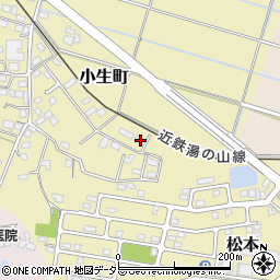 三重県四日市市小生町291周辺の地図