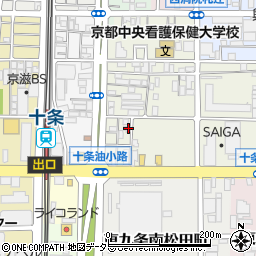 京都府京都市南区東九条松田町24周辺の地図
