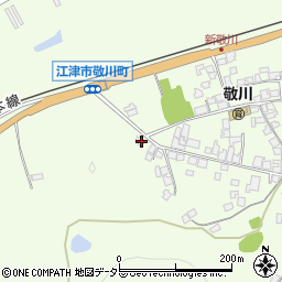島根県江津市敬川町981-1周辺の地図