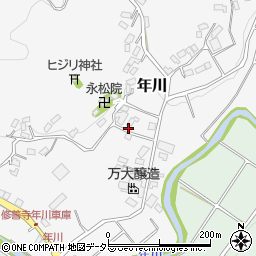 静岡県伊豆市年川158周辺の地図
