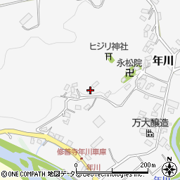 静岡県伊豆市年川122周辺の地図
