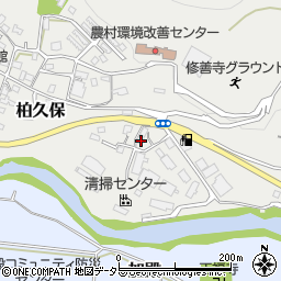 静岡県伊豆市柏久保95周辺の地図
