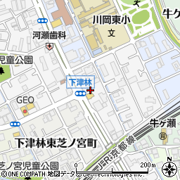 京都府京都市西京区牛ケ瀬奥ノ防町周辺の地図