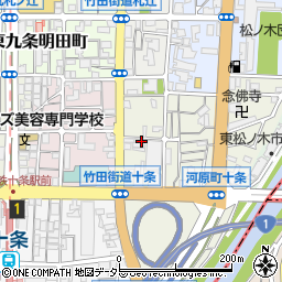 京都府京都市南区東九条柳下町10周辺の地図