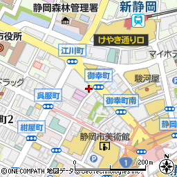 台湾まぜそば 禁断のとびら 静岡駅前店周辺の地図
