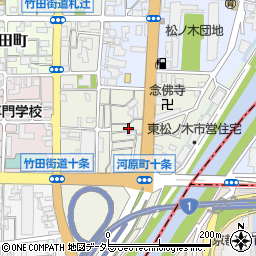 京都府京都市南区東九条柳下町14周辺の地図