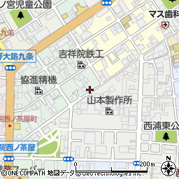 京都府京都市南区吉祥院池ノ内町58周辺の地図