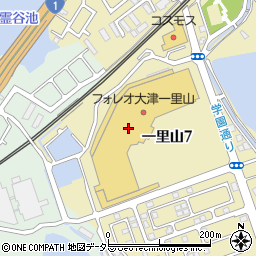 ＤＯＧＤＥＰＴフォレオ大津一里山店周辺の地図