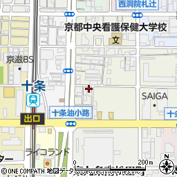 京都府京都市南区東九条松田町23周辺の地図