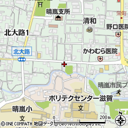 滋賀県大津市鳥居川町9-3周辺の地図