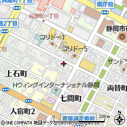 和ｃｏｎｔｅ七間町周辺の地図