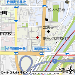 京都府京都市南区東九条柳下町22周辺の地図