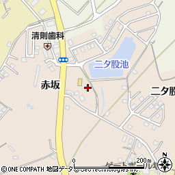 愛知県知多市日長赤坂75-3周辺の地図
