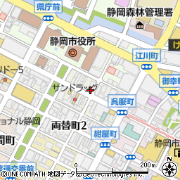 ギンザベルエトワール静岡店周辺の地図
