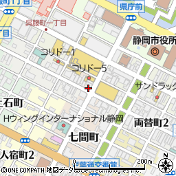 松野時計店周辺の地図