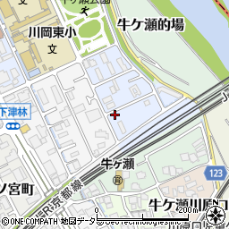 京都府京都市西京区牛ケ瀬林ノ本町54周辺の地図