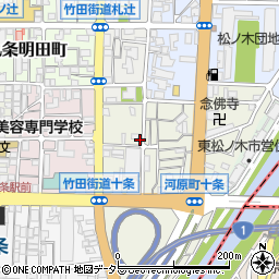 京都府京都市南区東九条柳下町29周辺の地図