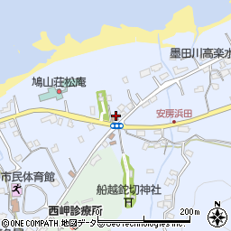 館山消防署西岬分署周辺の地図