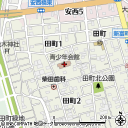 静岡県青少年会館周辺の地図