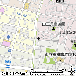 愛知県岡崎市井田町558周辺の地図