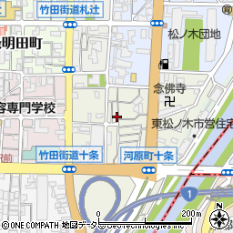 京都府京都市南区東九条柳下町25周辺の地図