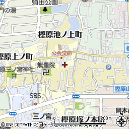 京都府京都市西京区樫原下ノ町7周辺の地図