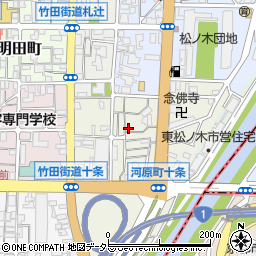 京都府京都市南区東九条柳下町24周辺の地図
