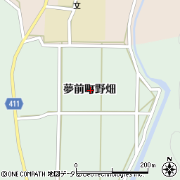 兵庫県姫路市夢前町野畑周辺の地図