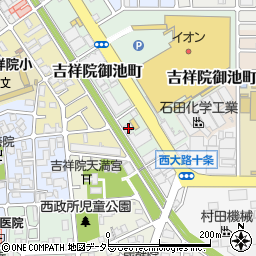 京都府京都市南区吉祥院御池町4周辺の地図