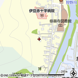 静岡県伊豆市小立野周辺の地図