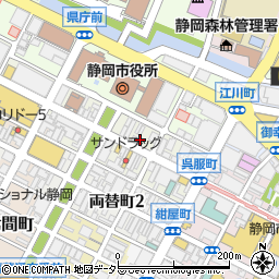 Ｉ－ＰＲＩＭＯ静岡本店周辺の地図