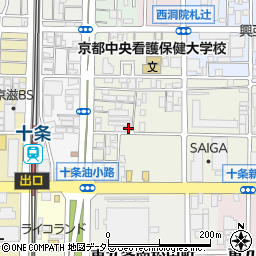 京都府京都市南区東九条松田町62周辺の地図