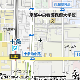 京都府京都市南区東九条松田町63周辺の地図