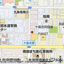 京都府京都市南区西九条御幸田町8周辺の地図