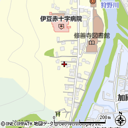 静岡県伊豆市小立野128周辺の地図