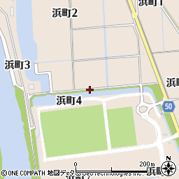 愛知県刈谷市浜町周辺の地図